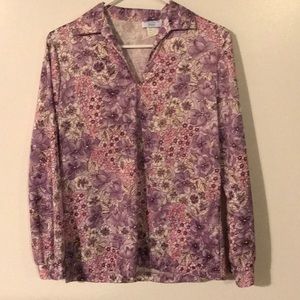 Groovy Sears 70s slightly loud blouse
